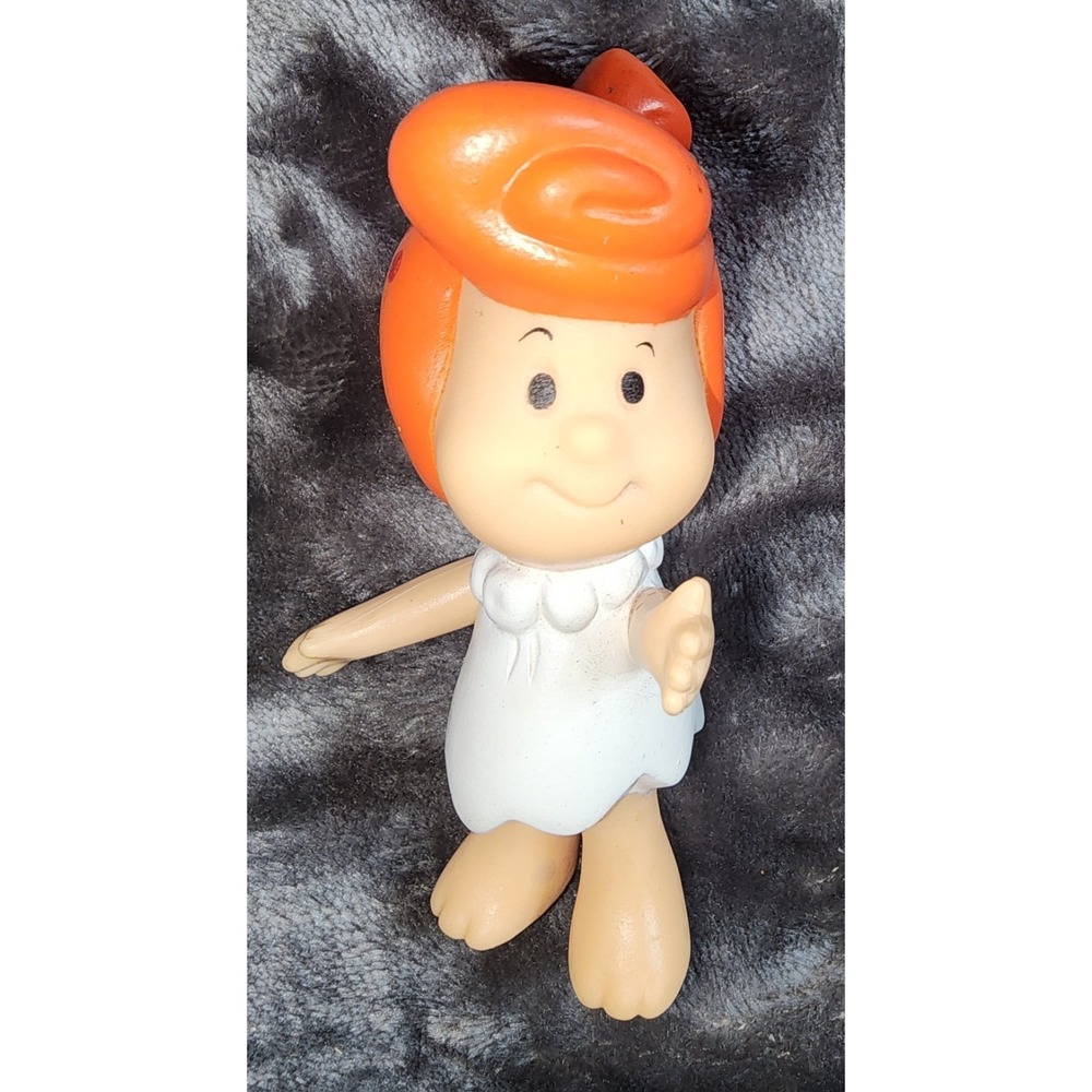 Vintage 1986 Hanna Barbera Flintstone Kids Wilma Action Figure Coleco Retro Toy